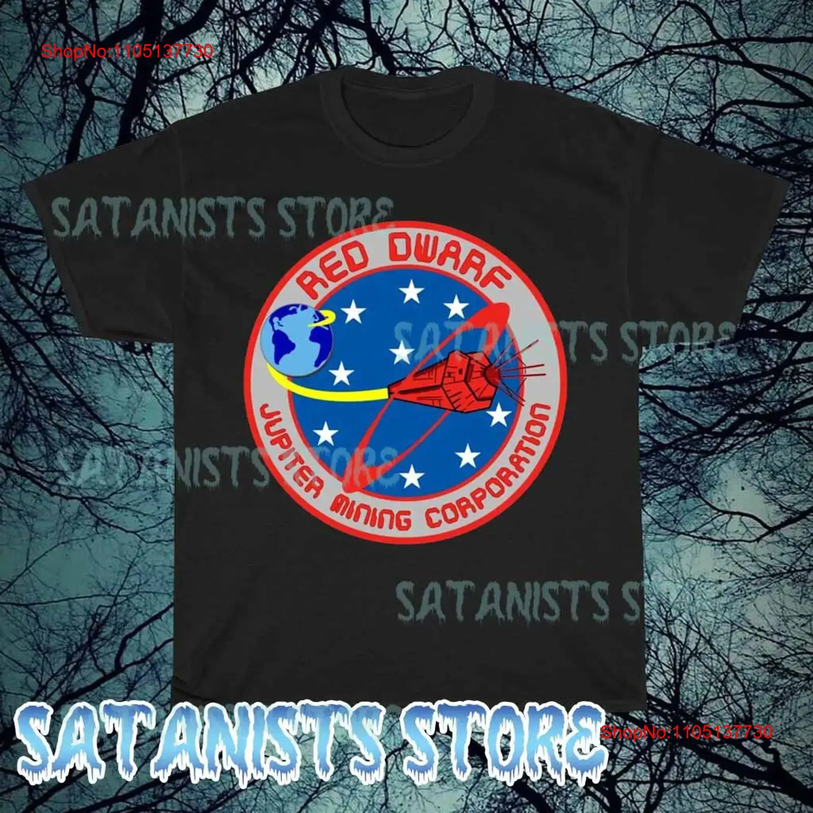 Vintage Fashion Logos - New Red Dwarf Logo Men's T