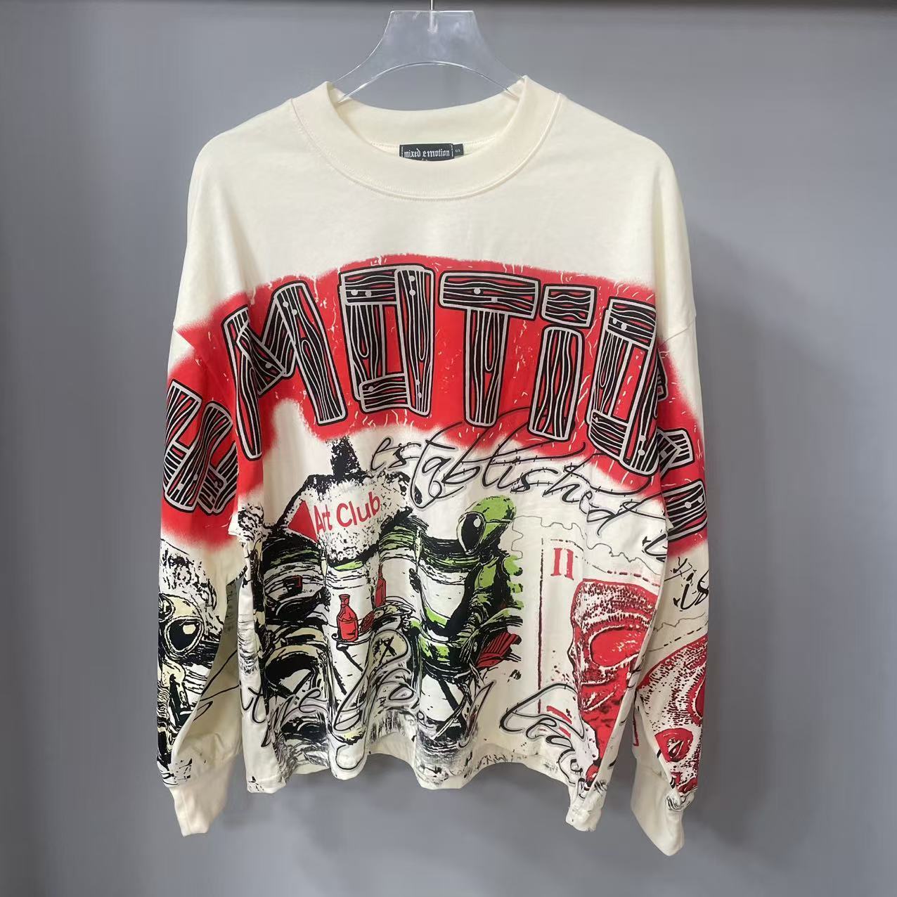Vintage Fashion Trends - High Quality Designer MIXED-EMOTION Long sleeved