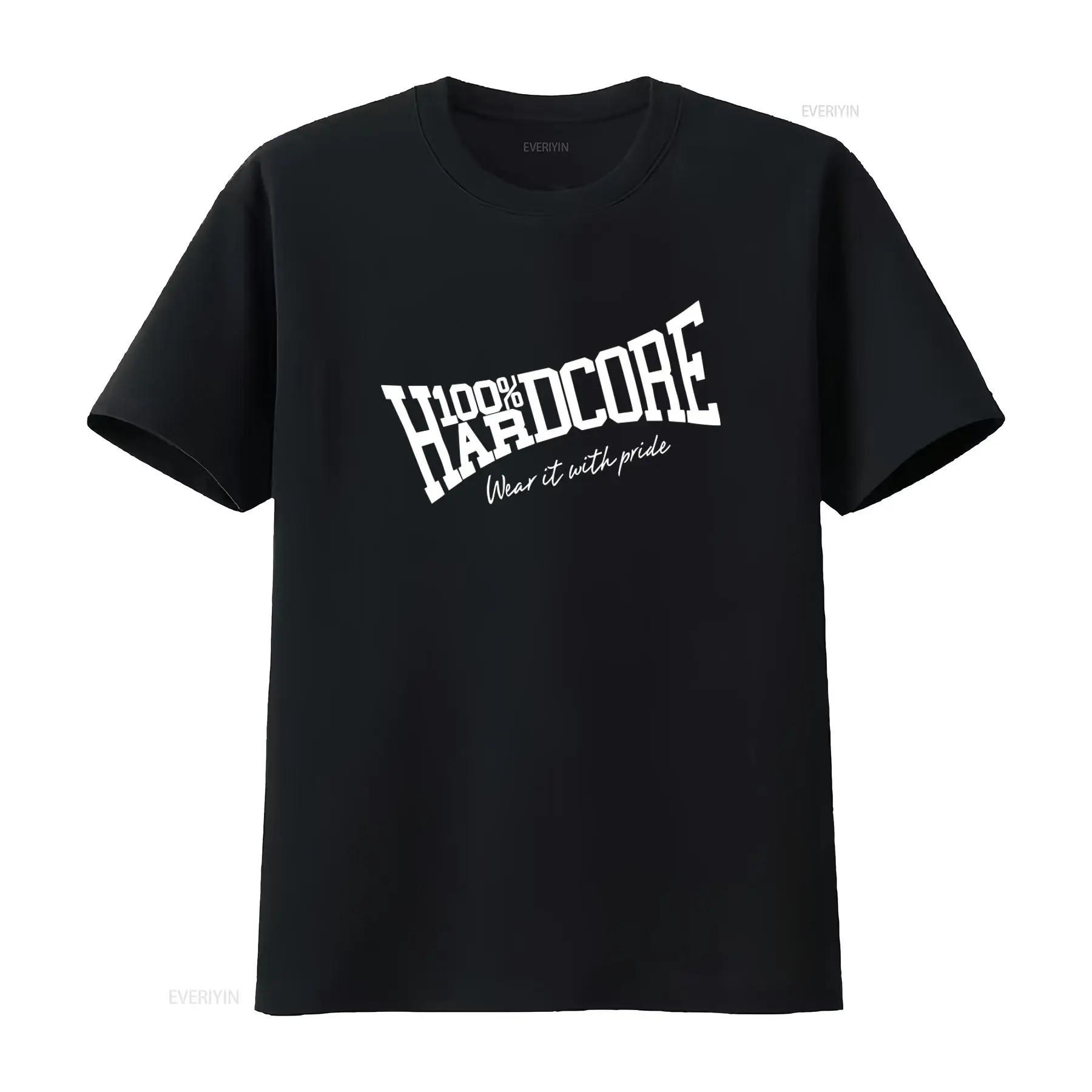 Vintage Fashion Logos - 100 HARDCORE Men's Tilted Essential T