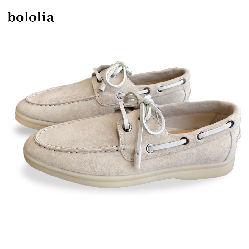 Vintage Fashion Trends - High Quality Genuine Leather Flats Shoes