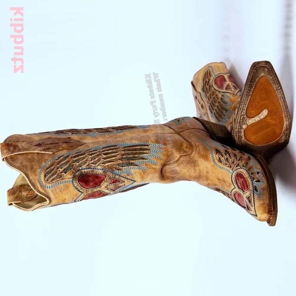 Embroidered Cowboy Western Boo - Vintage Fashion Boots 评论和价格