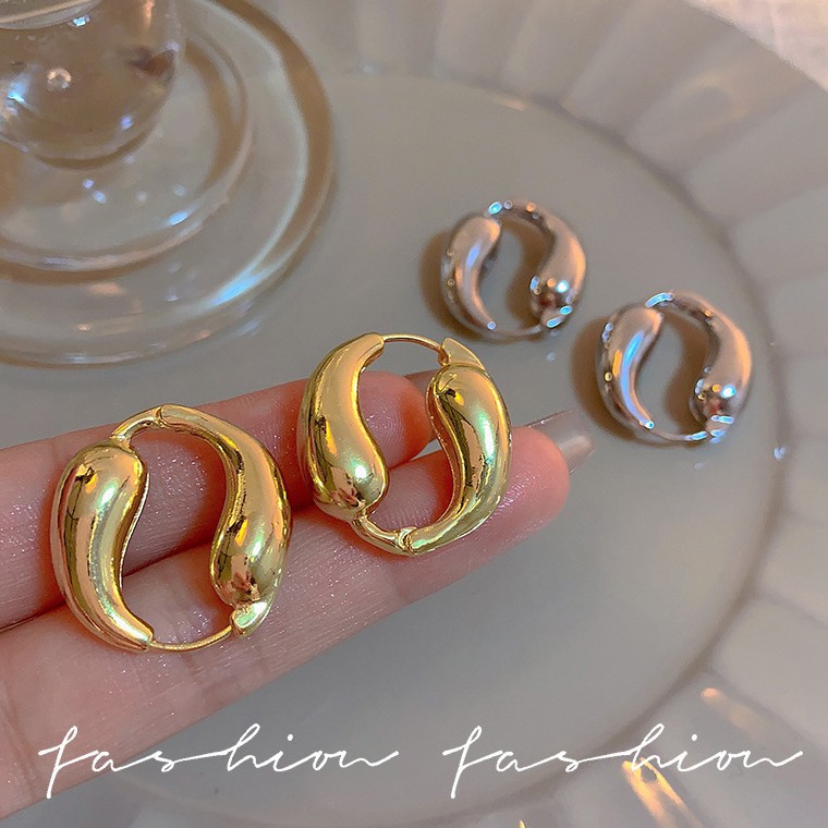 Korean Fashion Gold Color U Ea - Vintage Fashion Trends 评论和价格