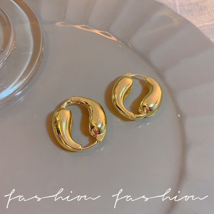 Korean Fashion Gold Color U Ea - Vintage Fashion Trends 评论和价格