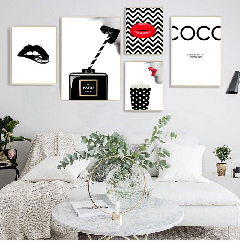 Posters Prints Vintage Canvas  - Vintage Fashion Prints For Wall 评论和价格