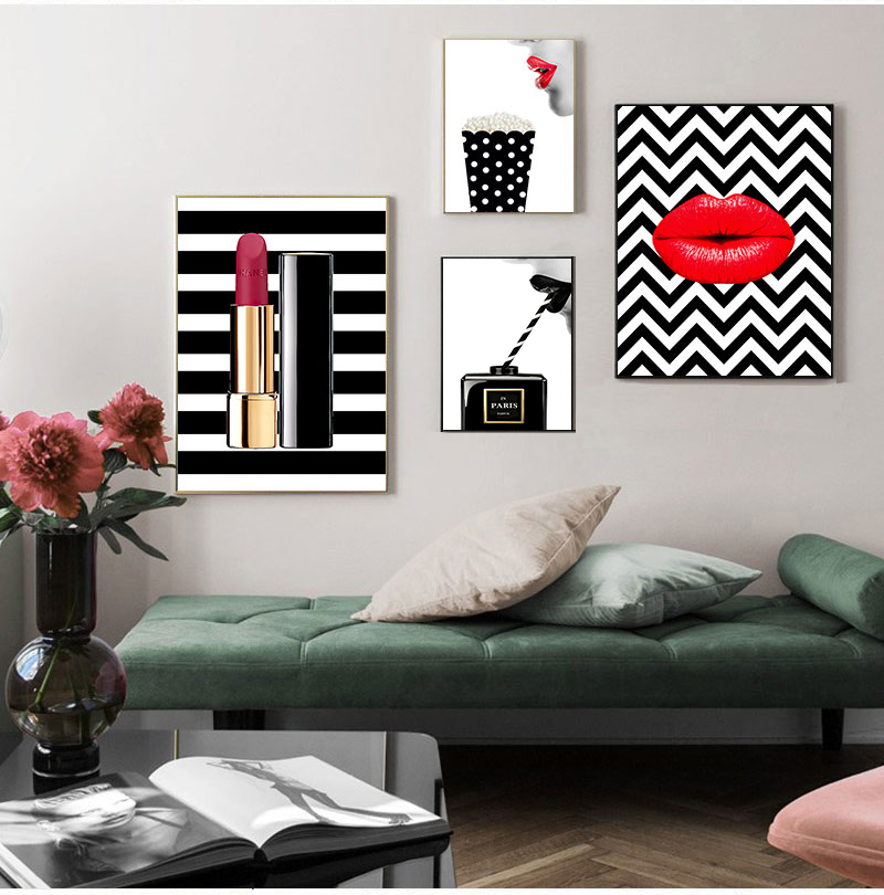 Posters Prints Vintage Canvas  - Vintage Fashion Prints For Wall 评论和价格