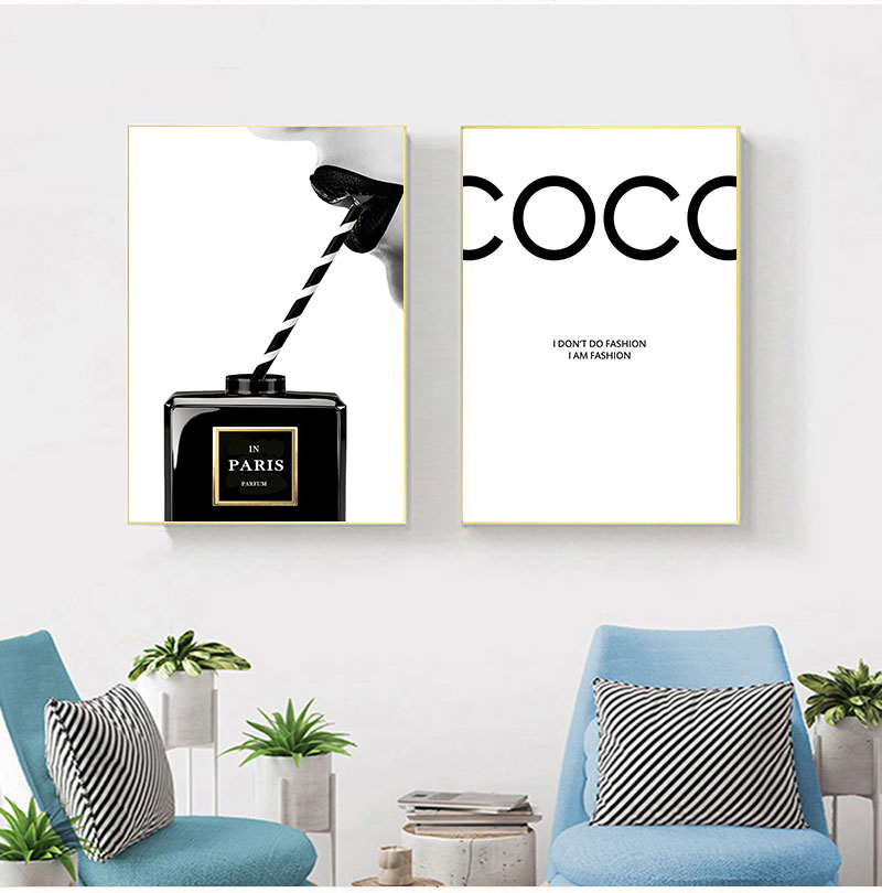 Posters Prints Vintage Canvas  - Vintage Fashion Prints For Wall 评论和价格