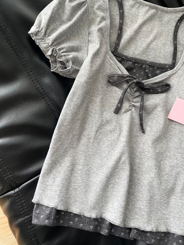 Korea Fashion Puff Sleeve Aest - Vintage Fashion Korea 评论和价格