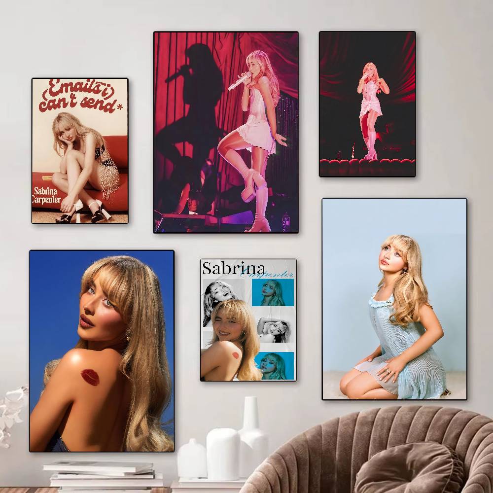 Fashion Singer S-Sabrina C-Car - Vintage Fashion Prints For Wall 评论和价格
