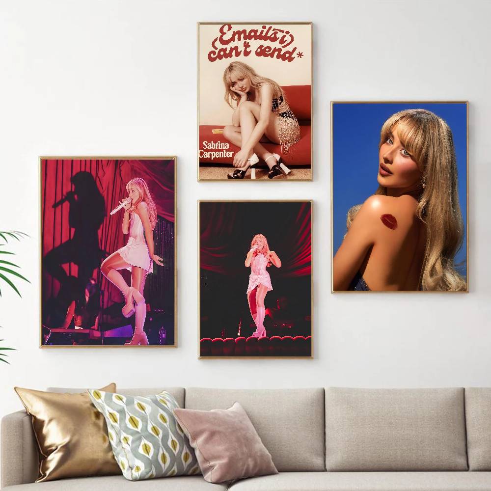 Fashion Singer S-Sabrina C-Car - Vintage Fashion Prints For Wall 评论和价格