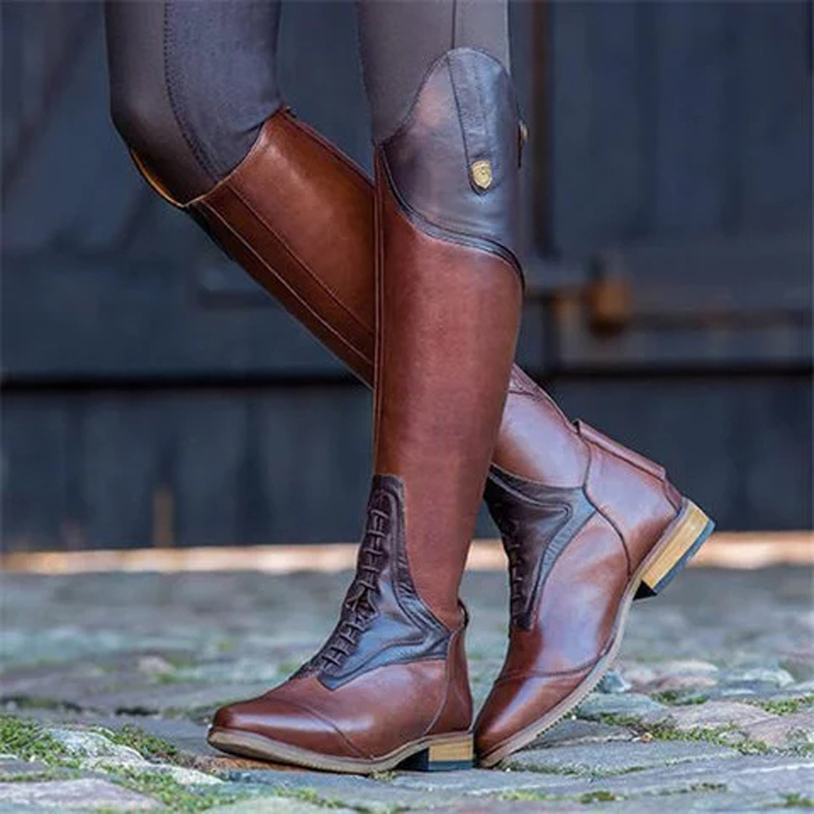Knee High Boot Casual Boot Fas - Vintage Fashion Boots 评论和价格