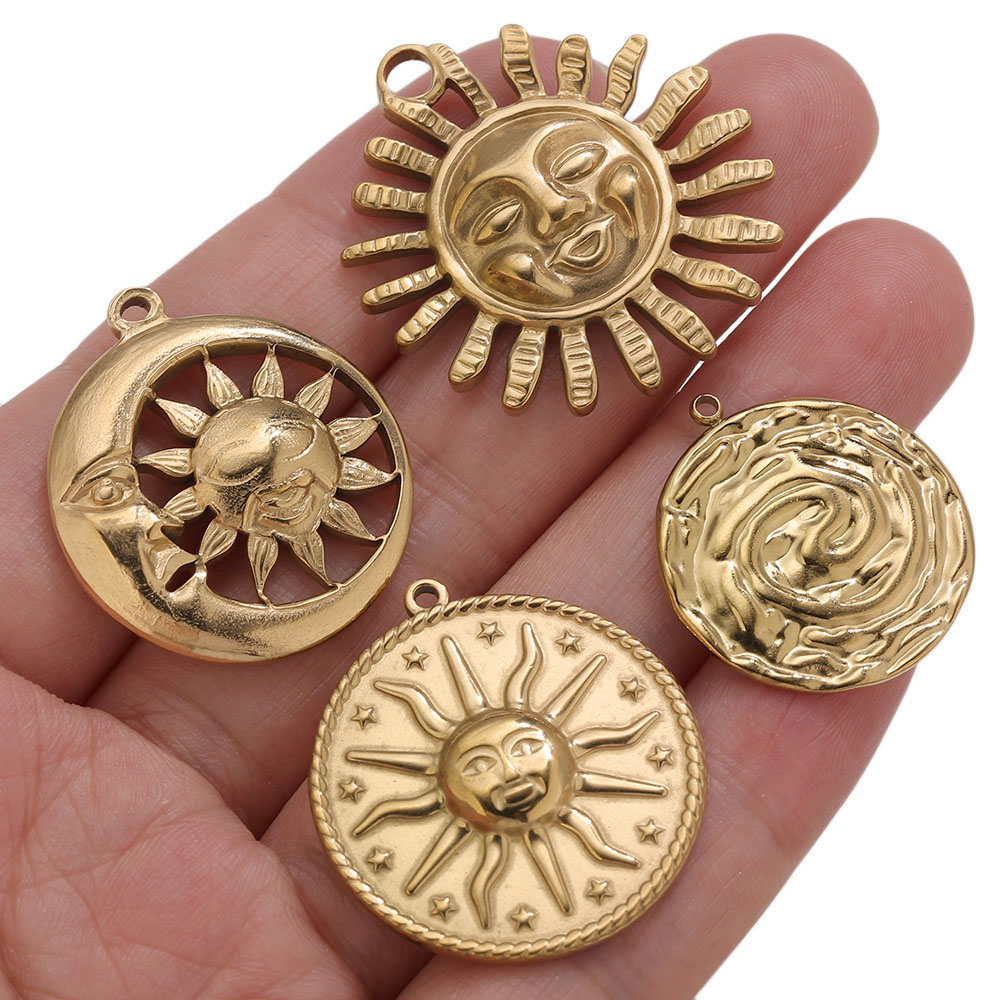 5pcs PVD Gold Charms Stainless - Vintage Fashion Nova 评论和价格