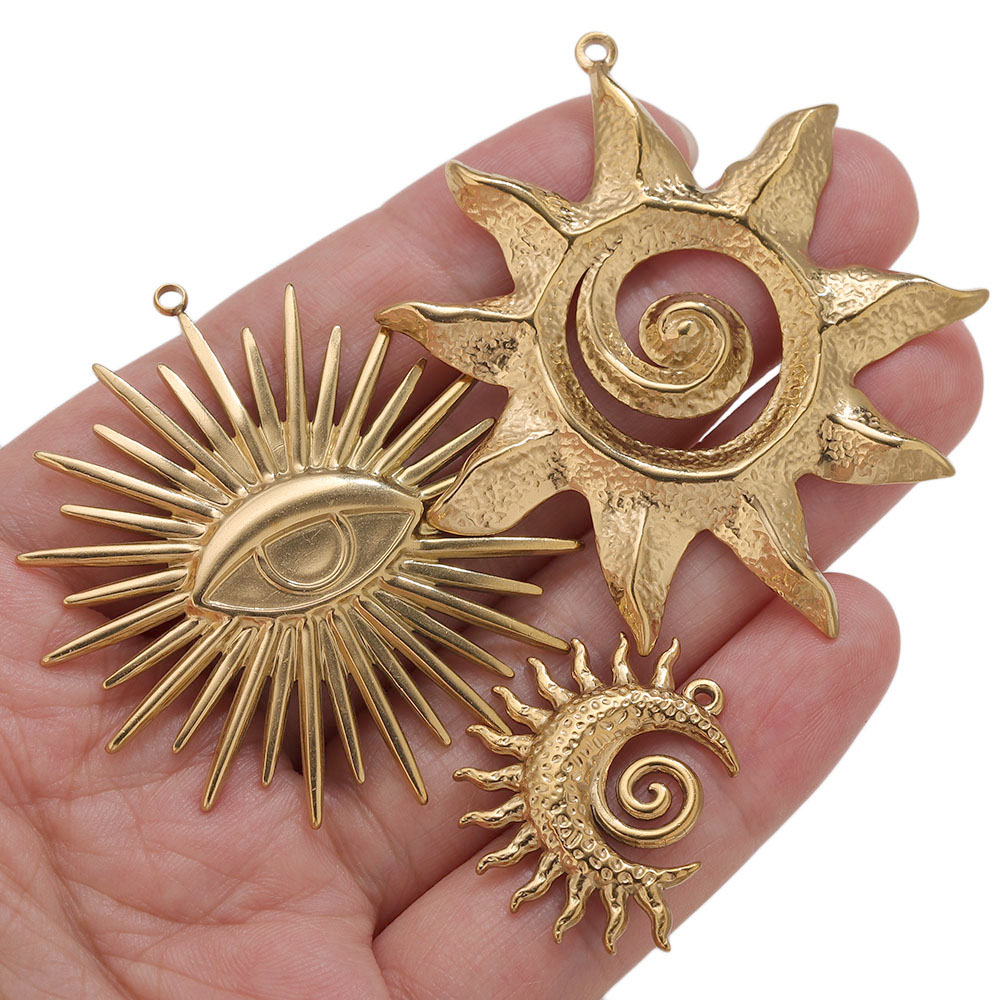 5pcs PVD Gold Charms Stainless - Vintage Fashion Nova 评论和价格