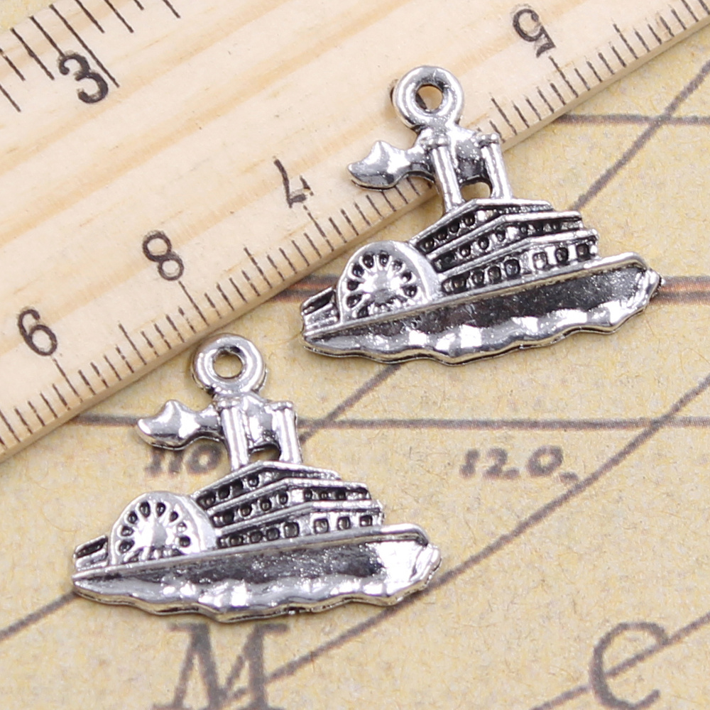 15pcs Charms Speedboat Yacht M - Vintage Yacht Fashion 评论和价格