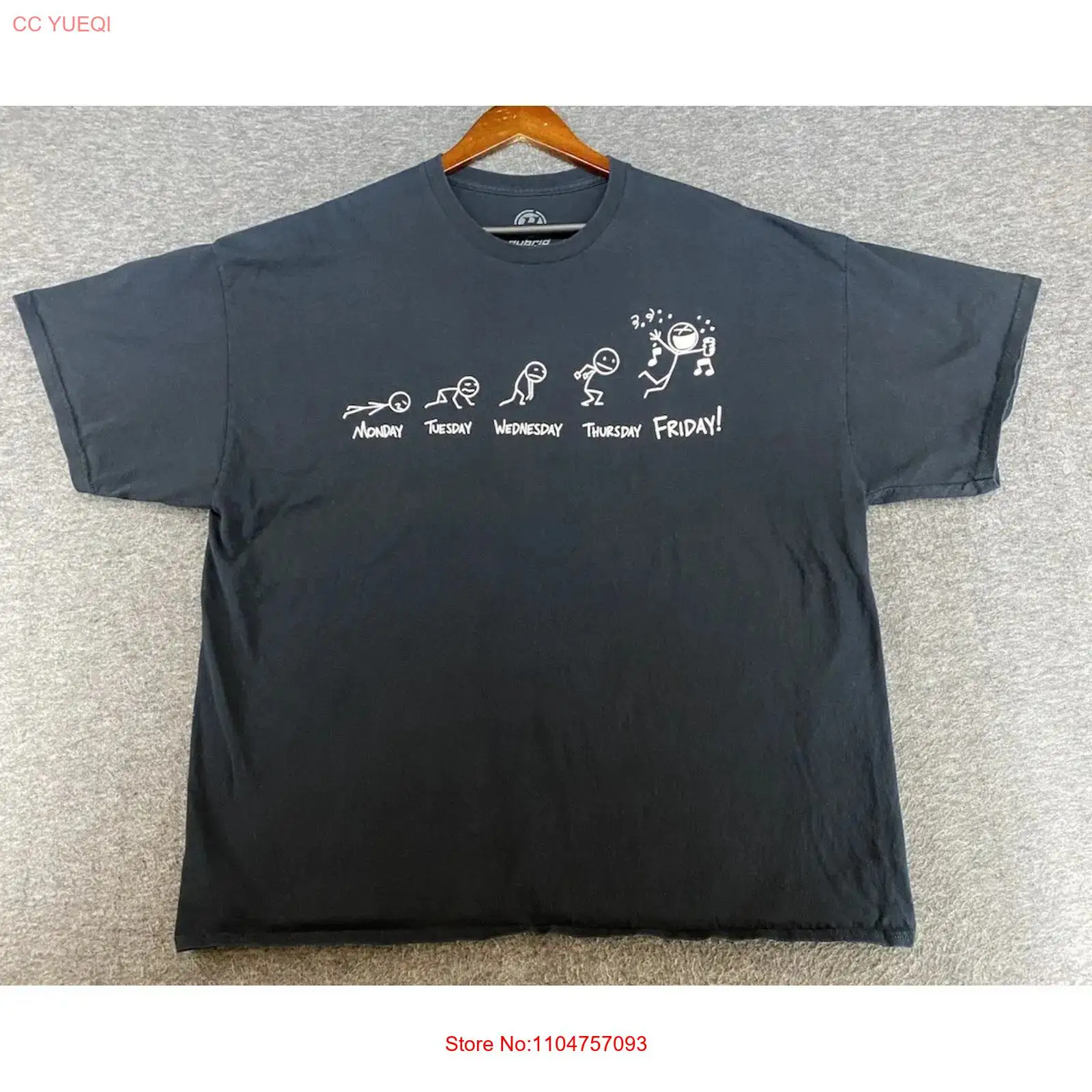 Days Of The Week Funny T Shirt - Vintage Fashion Week 评论和价格