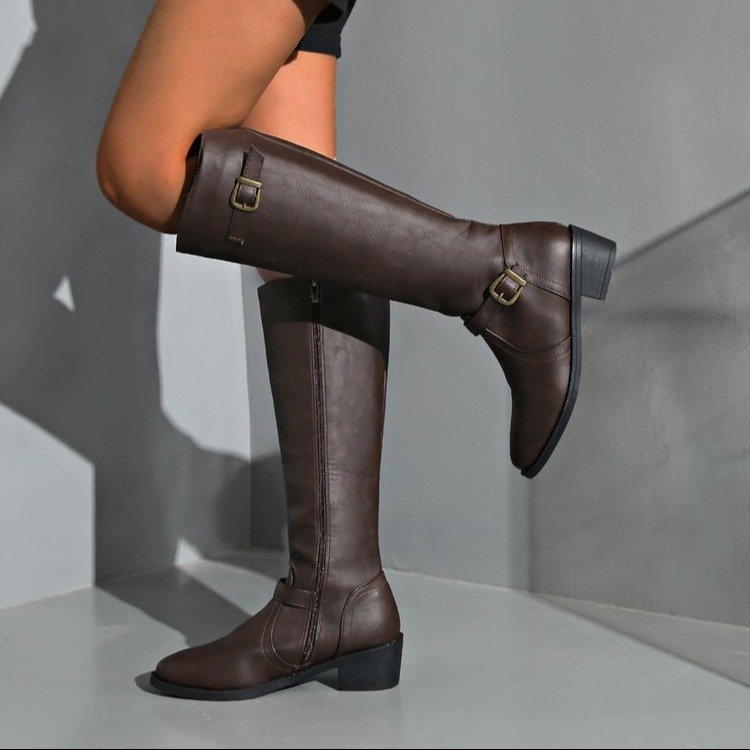 Women Knee High Boots Platform - Vintage Fashion Boots 评论和价格