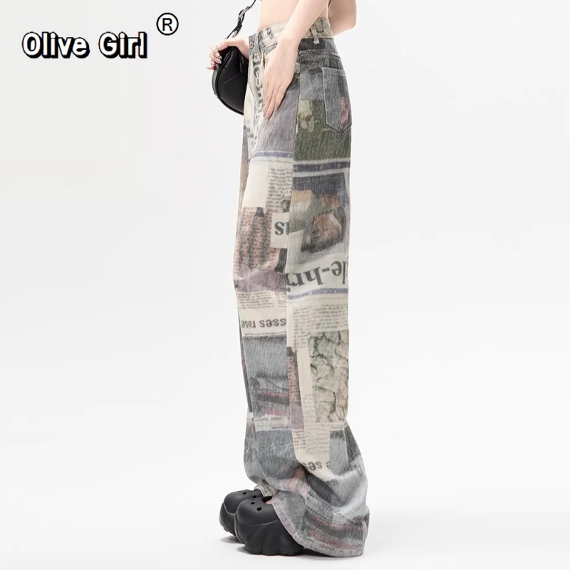 Olivegirl Women's Denim Pants  - Mom Jean High Rise 评论和价格