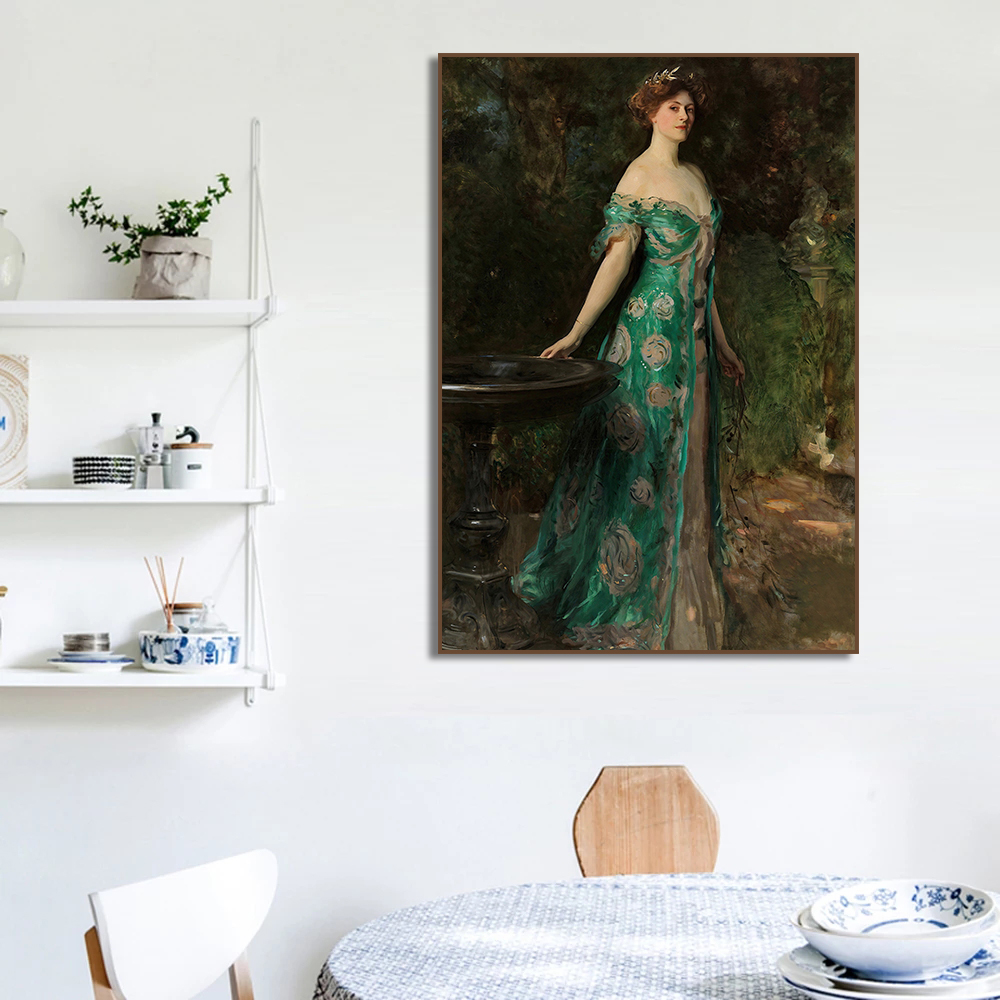 Renaissance Women Portrait Pos - Vintage Fashion Prints For Wall 评论和价格