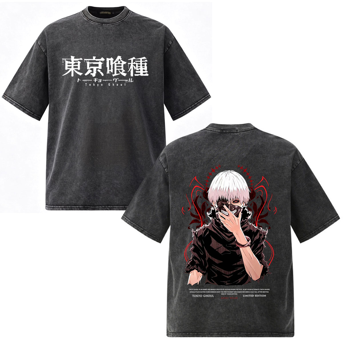 Vintage Washed Anime Tokyo Gho - Vintage Fashion Tokyo 评论和价格