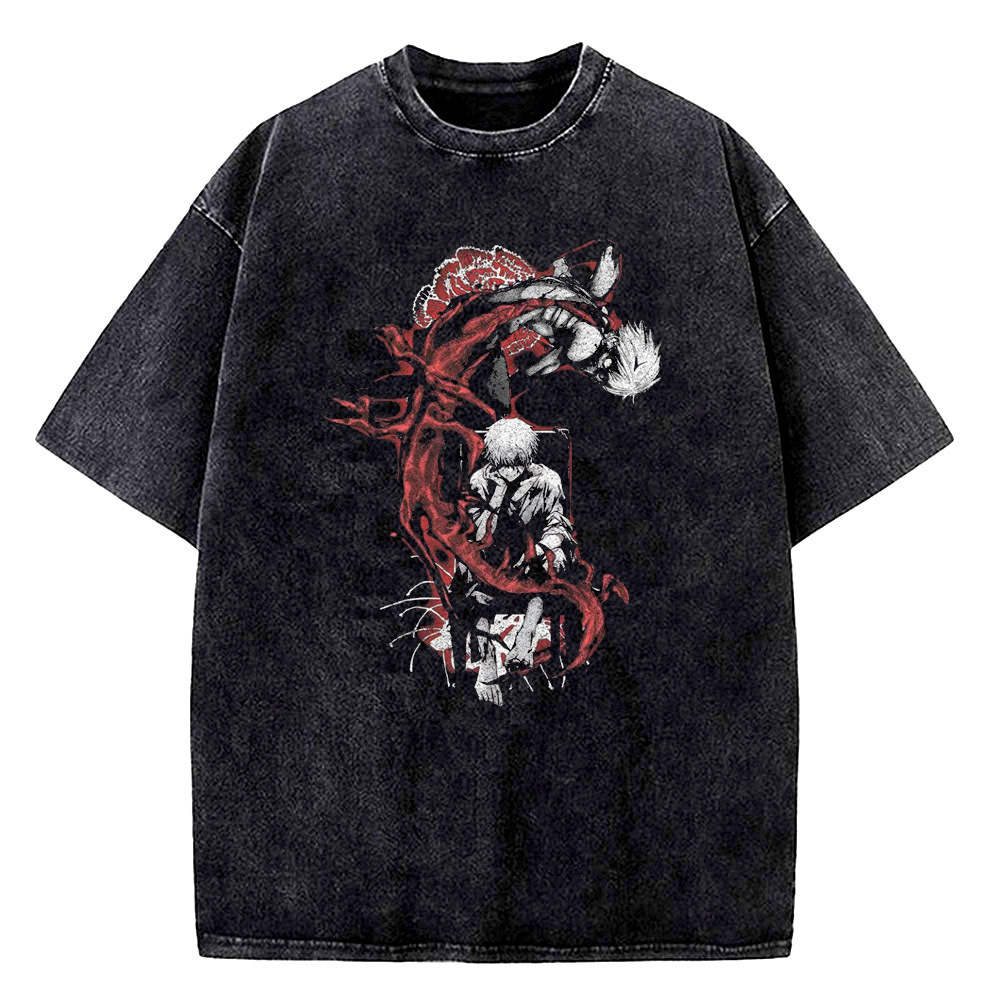 Tokyo Ghoul Vintage Washed cot - Vintage Fashion Tokyo 评论和价格