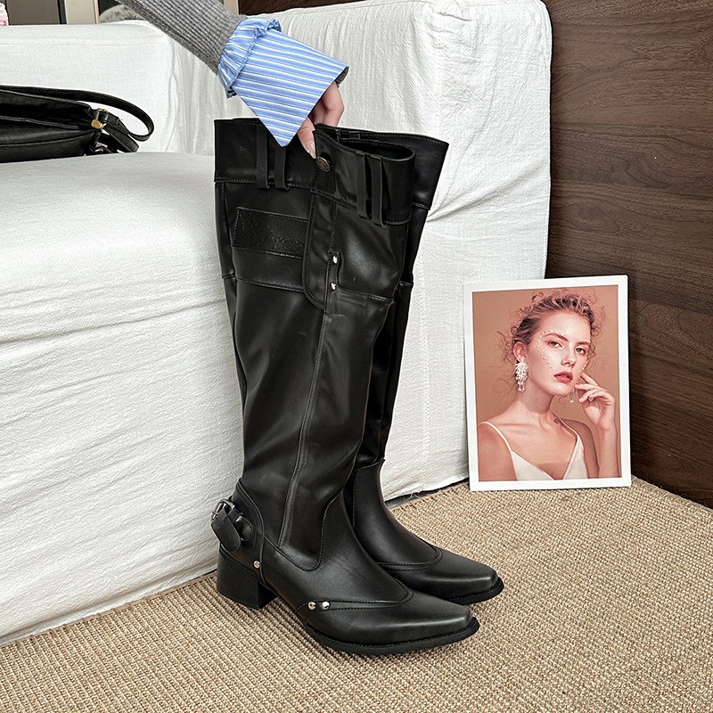 Womens Boots Vintage Women Kne - Vintage Fashion Boots 评论和价格