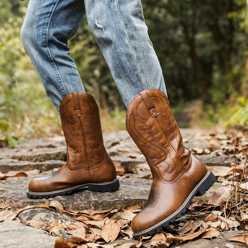 Men's Boots Classic Handmade E - Vintage Fashion Boots 评论和价格