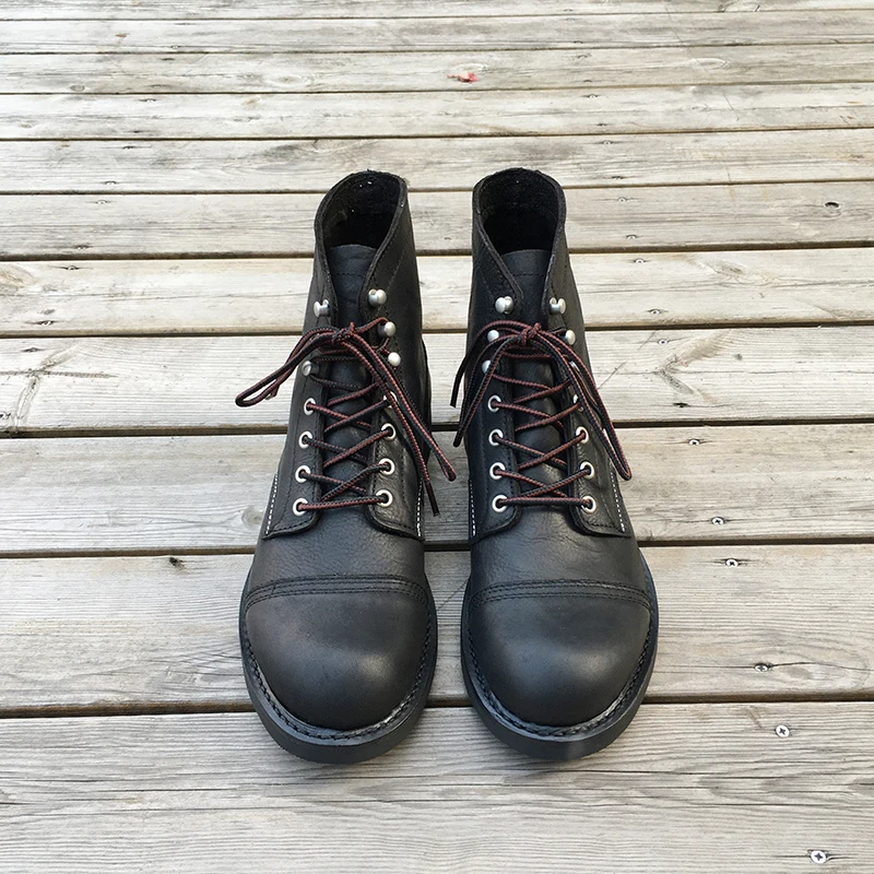 New Men Shoes Luxury Brand Vin - Vintage Fashion Boots 评论和价格