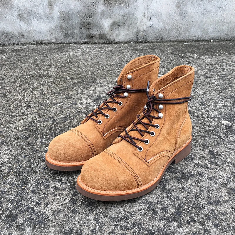 New Men Shoes Luxury Brand Vin - Vintage Fashion Boots 评论和价格