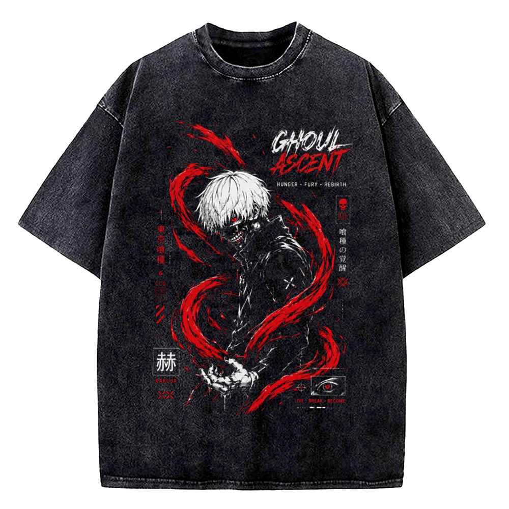 Tokyo Ghoul Vintage Washed cot - Vintage Fashion Tokyo 评论和价格