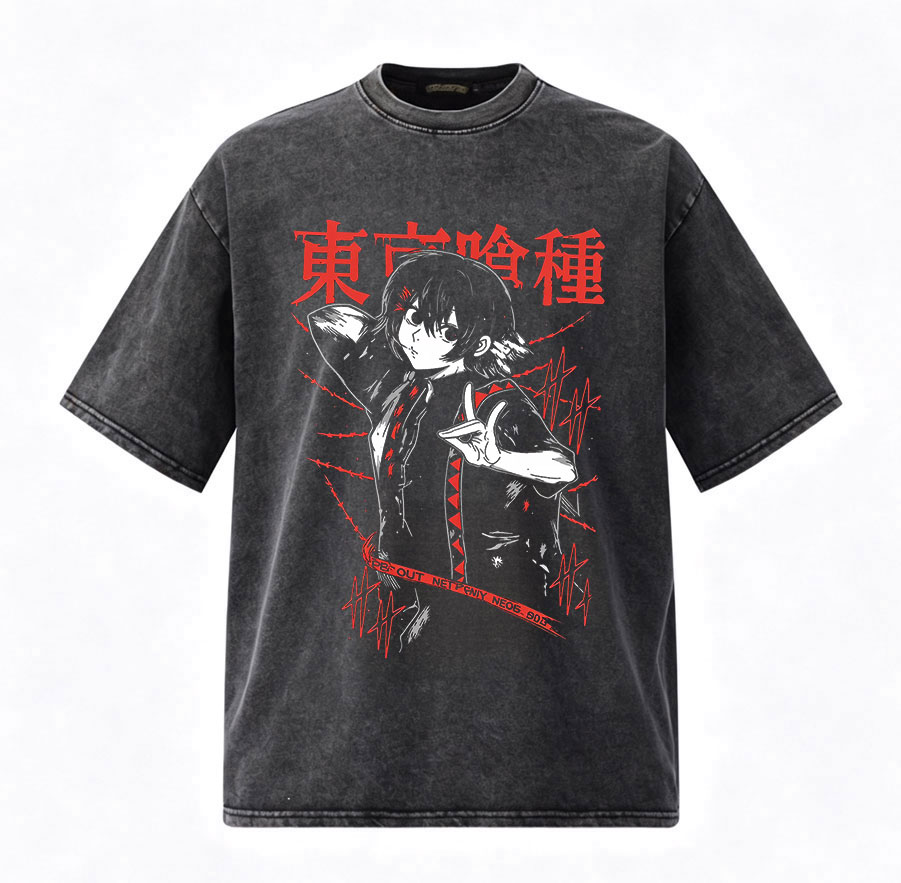 Vintage Washed Anime Tokyo Gho - Vintage Fashion Tokyo 评论和价格