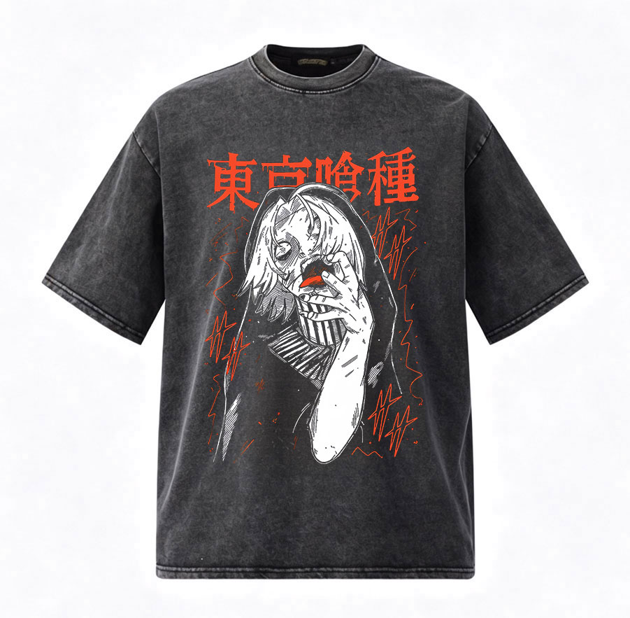 Vintage Washed Anime Tokyo Gho - Vintage Fashion Tokyo 评论和价格