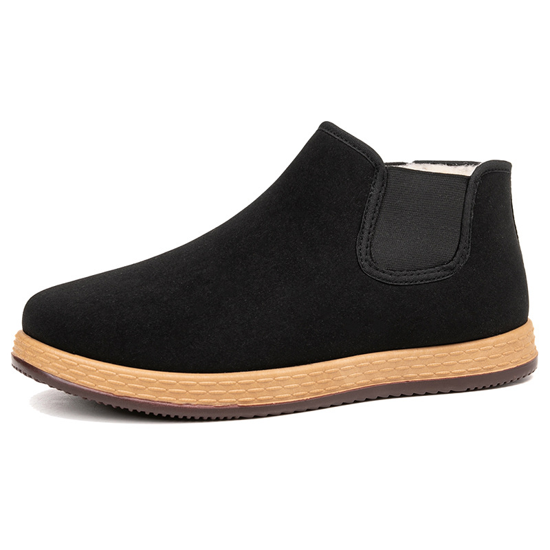 Men's Cotton Shoes Men's Winte - Vintage Fashion Boots 评论和价格